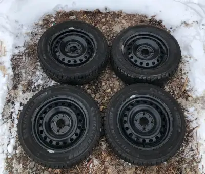 Michelin 185/65R15 x ice snow tires nissan rims sensors