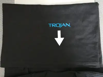 T Shirt Trojan Logo and Arrow BRAND NEW Black XL Extra Large, View more
