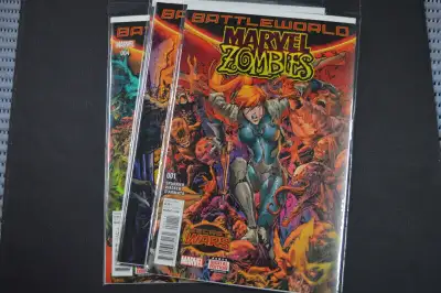Marvel comics Battle world zombies 1-4, View more