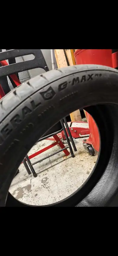 Selling 2 tires for $200 each General G max RS Summer