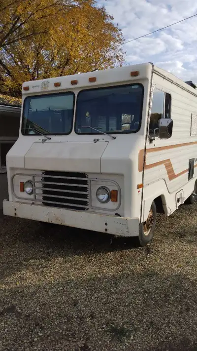 As is where is 1977 Fleury RV. It's built on a GMC chassis with a GMC 454 engine that seems indestru...