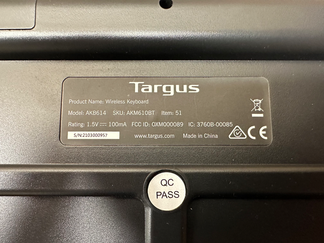 Targus KM610 Wireless Keyboard & Mouse in Mice, Keyboards & Webcams in Ottawa - Image 3