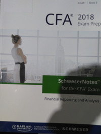 CFA 2018 Exam Prep Financial Reporting and Analysis