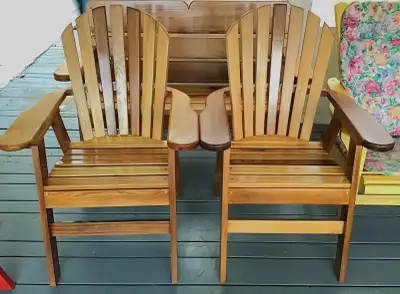 Muskoka Chairs- Hand made wooden, View more