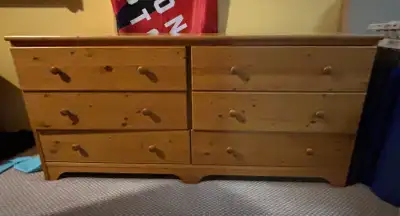 6 Drawer Wood Dresser, View more