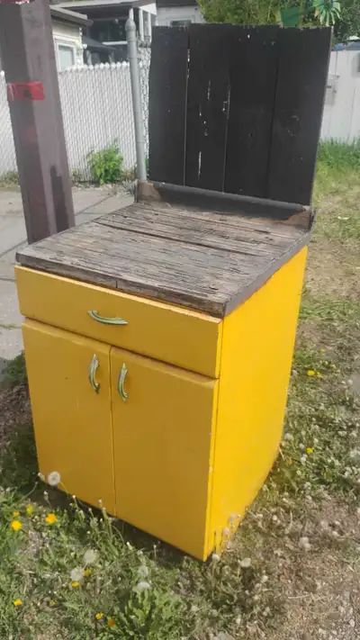Metal cabinet and trees , View more
