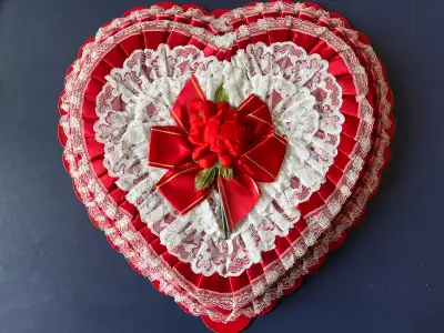 Large Heart shaped Candy Box (18”x18”), View more