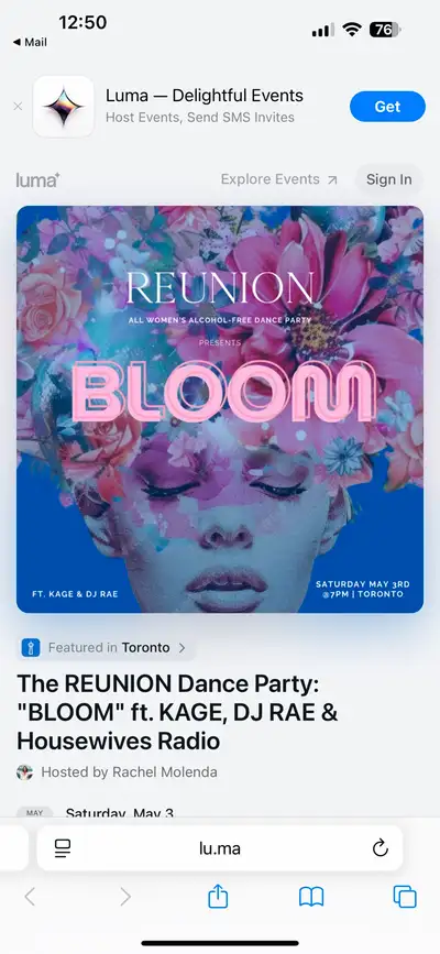 The REUNION Dance Party: "BLOOM", View more