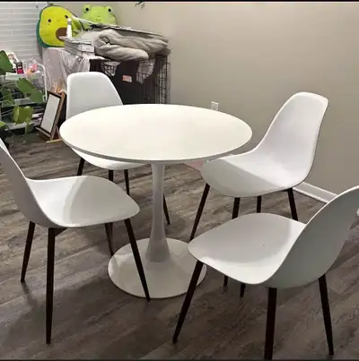 Beautiful dinning table set with 4 chairs, View more