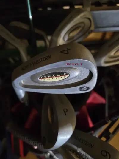 northwestern left hand fill golf set reg graphite shafts, View more
