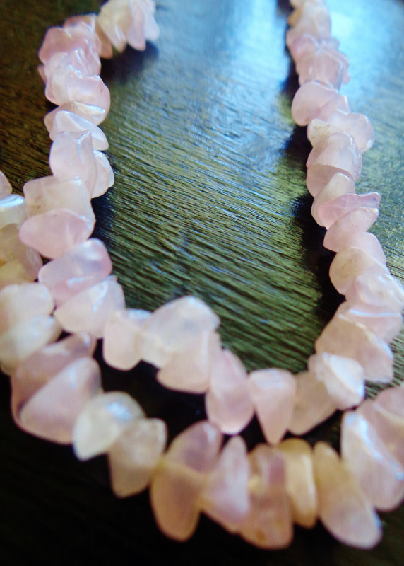 Natural Rose Quartz Nugget Necklace Duo in Jewellery & Watches in Victoria