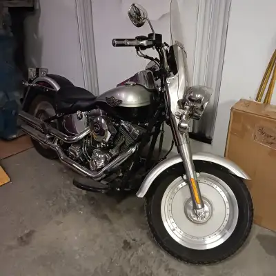 100th Anniversary FatBoy, with optional Anniversary Sterling Silver and Vivid Black two tone paint....