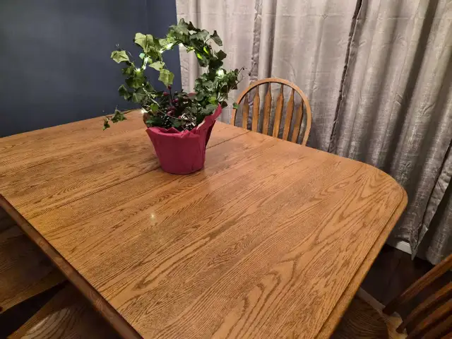 Wooden dining room set in Dining Tables & Sets in Edmonton - Image 5