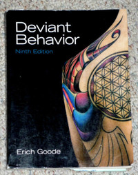 book : Deviant Behavior .. Softcover .. Excellent Condition
