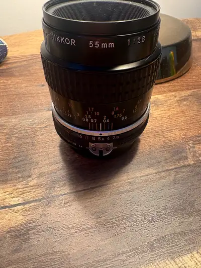 Nikon Nikkor 55mm f2.8 micro lens. , View more
