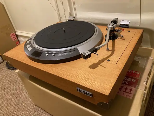 Denon DP-80 top model turntable with Technics EPA-99 tonearm in Stereo Systems & Home Theatre in Mississauga / Peel Region - Image 7