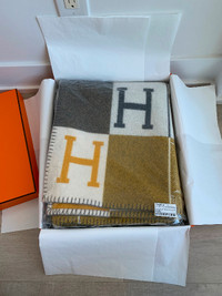 Authentic Hermes Avalon III Throw Blanket