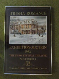 Trisha Romance 1984 Exhibition Auction Poster