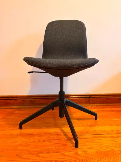 PICKUP STARTING JUNE 18th Dark grey Ikea office chair in excellent condition, without wheels. It is...