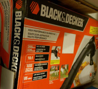 Black and decker high performance leaf blower vacuum