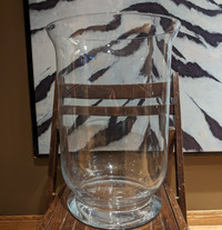 Large Jumbo sized Vase in clear glass