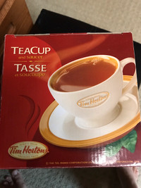 Vintage Tim Hortons tea cup with saucer