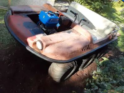 Argo 6x6 fonctionnel swap 420cc neuf ,clutch neuve transmission a1 .start à clé, banc en cuir beige...