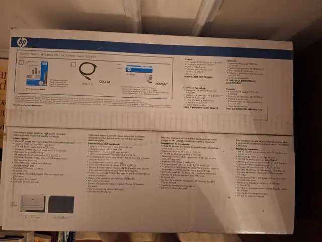 New in sealed box HP LaserJet P2055dn in Printers, Scanners & Fax in Longueuil / South Shore - Image 4
