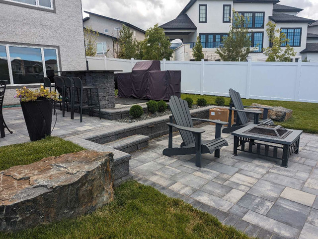 **Free Quotes** Landscaping, backyard patios, driveways, sod, in Interlock, Paving & Driveways in Winnipeg - Image 2