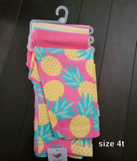 Girl's size 3t set of 3 leggings (new with tag)