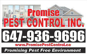 PROMISE PEST CONTROL - 647 936 9696 -GTA  Lowest Price in Other in Mississauga / Peel Region