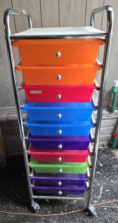 10-Drawer Rolling Cart *Pickup in Welland*, View more