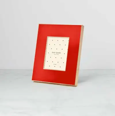 Kate Spade New York “Make It Pop” 5x7 Frame – Enamel + Stainless, View more