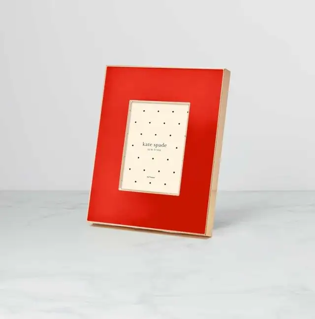Kate Spade New York "Make It Pop" 5x7 Frame – Enamel + Stainless Steel632344995850271226