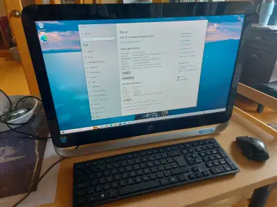 HP all-in-one Desktop computer, View more