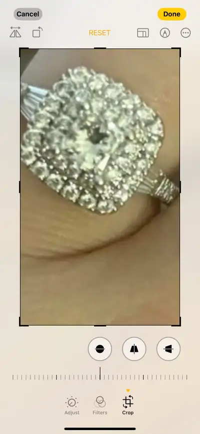 gold chain with diamond engagement ring on it, View more