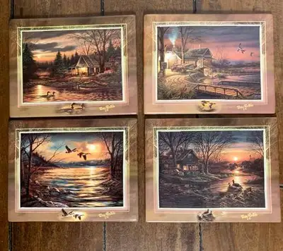 Limited Edition Collector's Wall Plates By Terry Redlin #1 Quiet Of The Evening by Terry Redlin 7x9...