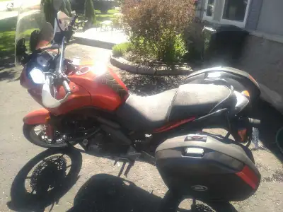 650cc adventure bike was the 2007 Cycle Canada Magazine bike of the year. Free revving fuel injected...
