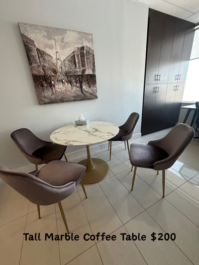 Tall Marble Coffee Table, View more
