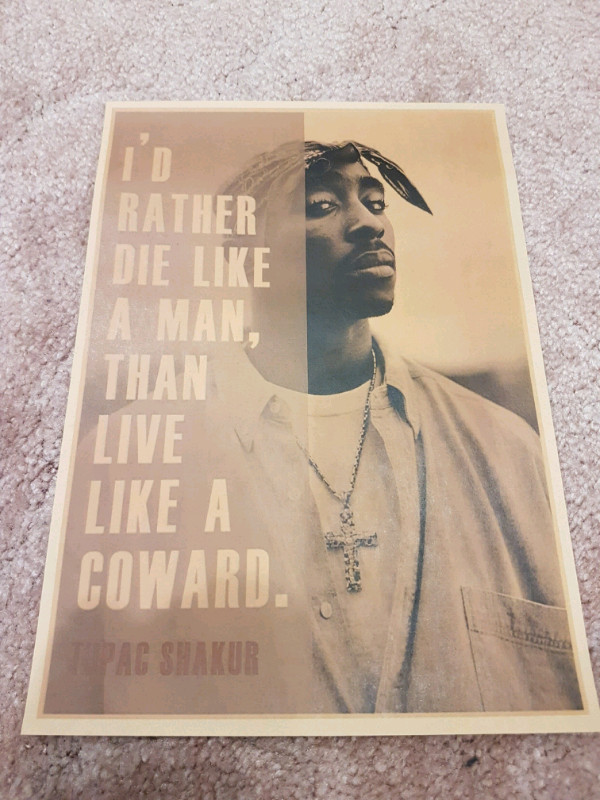 RARE Motivational Rap 8x12 posters 2Pac, Nirvana, Post Malone in Arts & Collectibles in Mississauga / Peel Region - Image 4