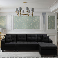 Sale Modern 4 Seatsectional Sofa Set/Living Room With L Shape