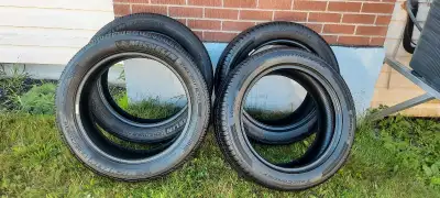 I have for sale four 225/50/18 all season tires in good condition. Two are Continental True Contact...