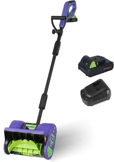 20V Lithium-Ion Cordless Electric Snow Shovel, 12 inch Snow Blow, View more