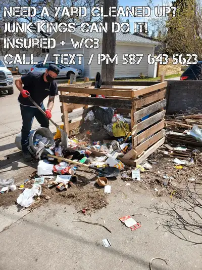 2 kings junk removal is offering : Demolition services( garages- fences, decks wtc) Bin rentals Full...
