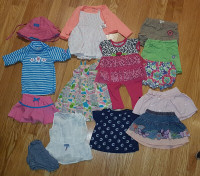12/12-18 month summer girls clothing lot