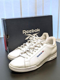 Reebok NPC II Classic Men's Tennis Shoes, Sz 11, white, like new