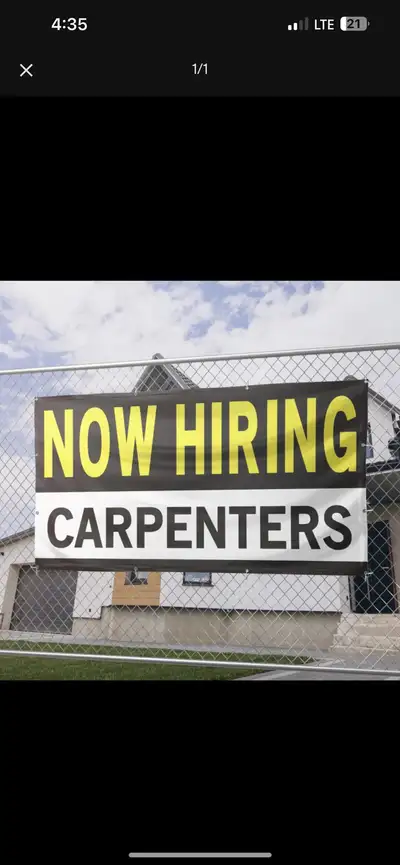Looking to hire a carpenter or a skilled labourer to work along side of me. Must have experience if...