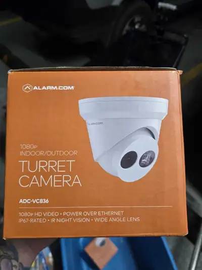 I'm offering a brand-new Alarm.com Turret Security Camera, model ADC-VC836, perfect for enhancing yo...