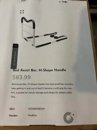 bed assist bar, View more