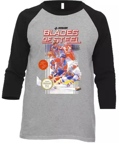 Blades of Steel NES baseball t-shirt - Medium $30 Pick up in Vancouver